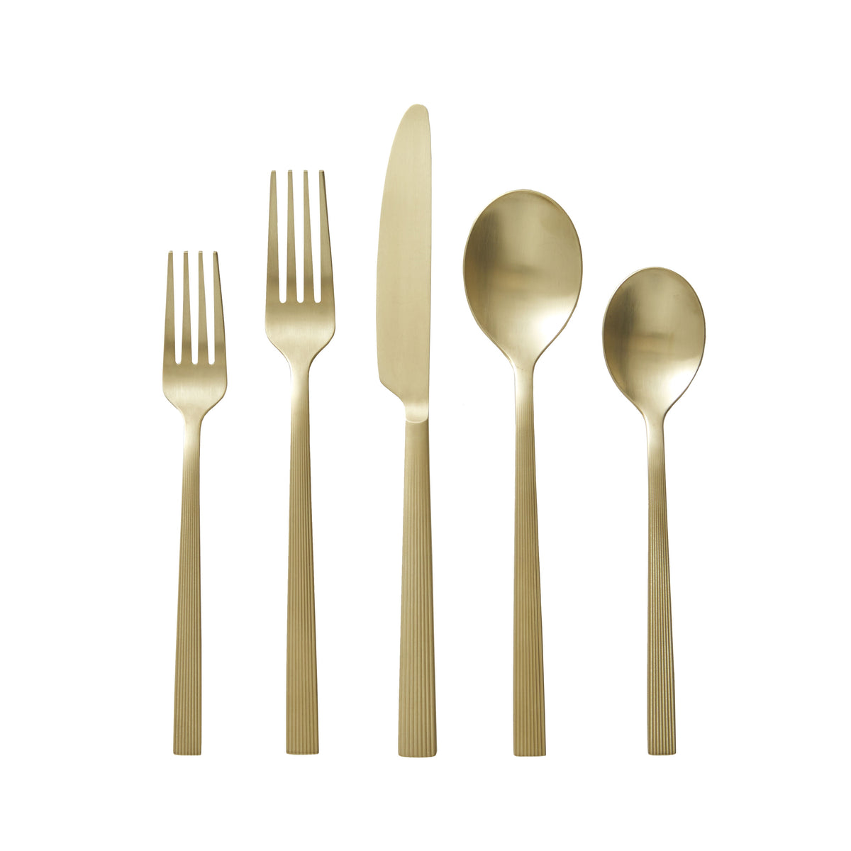 Better Homes & Gardens River Stainless Steel Flatware Set, Black Finish, 20-Piece